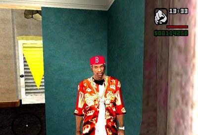 Bon Boston Red Sox para GTA San Andreas