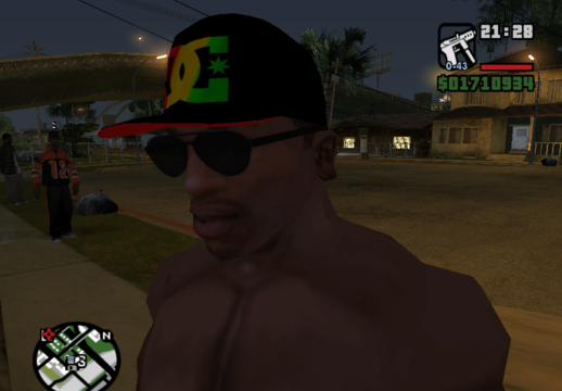 Bon DC preto para GTA San Andreas