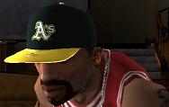 Boné Oakland Athletics para GTA San Andreas