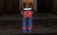 Jeans Bloodz para GTA San Andreas