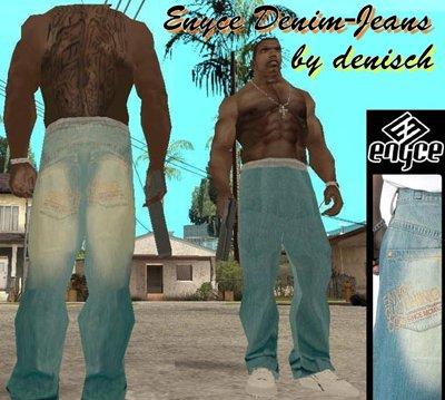 Calça jeans Enyce Denim para GTA San Andreas