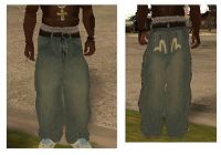 Jeans Evisu para GTA San Andreas