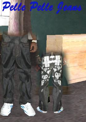 Calça jeans Pelle Pelle para GTA San Andreas