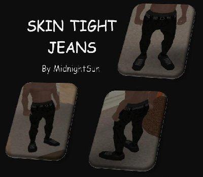 Calça jeans Skin Tight para GTA San Andreas