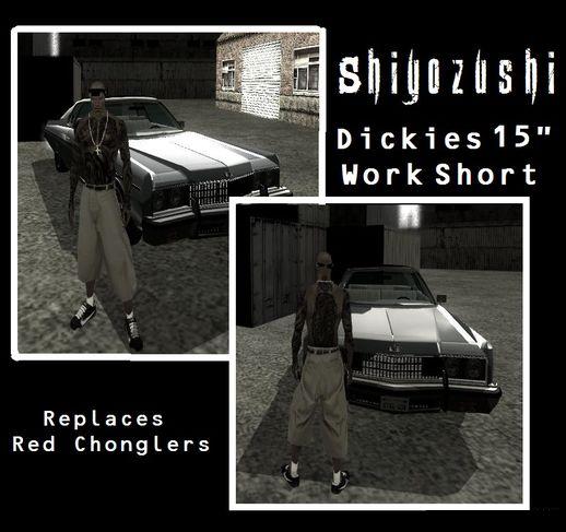 Short Dickies 15 Work para GTA San Andreas