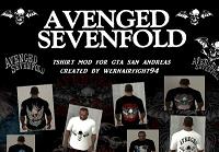 Camiseta do Avenged Sevenfold para GTA San Andreas