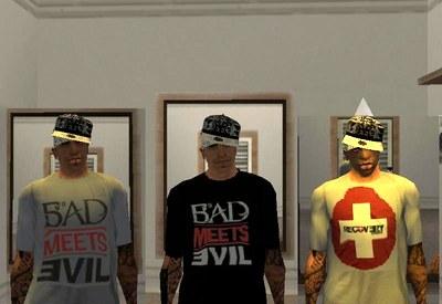 Camiseta do Bad Meets Evil para GTA San Andreas