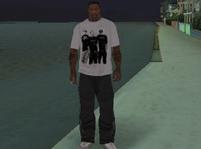 Camiseta do Blink 182 para GTA San Andreas