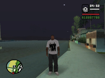 Camiseta do Blink 182 para GTA San Andreas