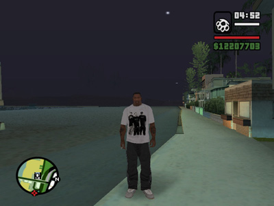 Camiseta do Blink 182 para GTA San Andreas