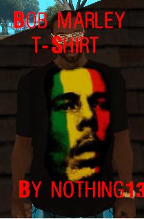 Camiseta do Bob Marley para GTA San Andreas