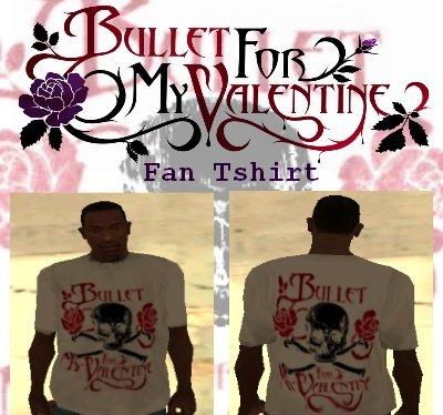 Camiseta do Bullet For My Valentine para GTA San Andreas