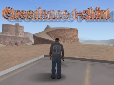 Camiseta do Creedence para GTA San Andreas