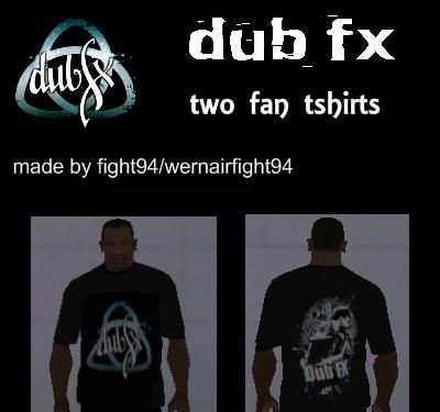 Camiseta do Dub Fx para GTA San Andreas