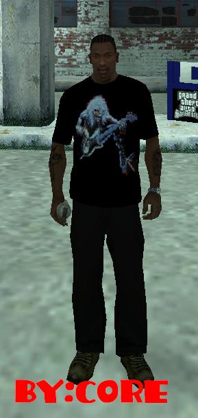 Camiseta do Eddie do Iron Maiden para GTA San Andreas