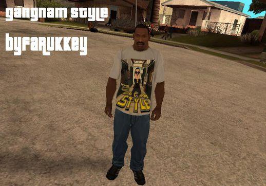 Camiseta do Gangnam Style para GTA San Andreas