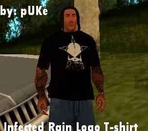 Camiseta do Infected Rain para GTA San Andreas
