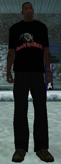 Camiseta do Iron Maiden para GTA San Andreas