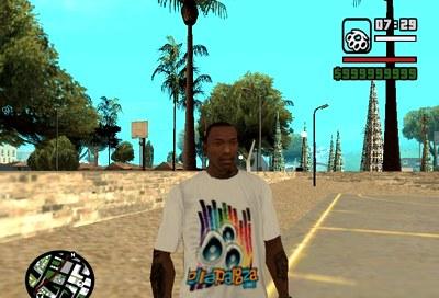 Camiseta do Lollapalooza 2012 para GTA San Andreas