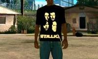 Camiseta do Metallica para GTA San Andreas