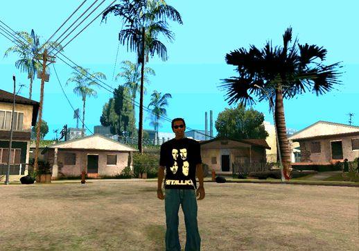 Camiseta do Metallica para GTA San Andreas