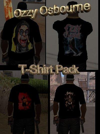 Camiseta do Ozzy Osbourne para GTA San Andreas