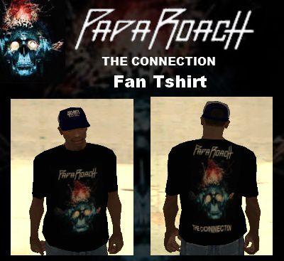 Camiseta do Papa Roach - The Connection para GTA San Andreas