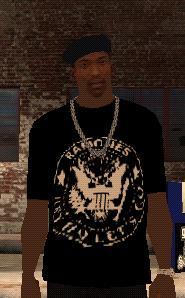 Camiseta do Ramones para GTA San Andreas