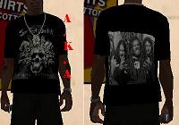 Camiseta do Six Feet Under para GTA San Andreas