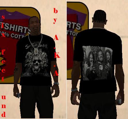 Camiseta do Six Feet Under para GTA San Andreas