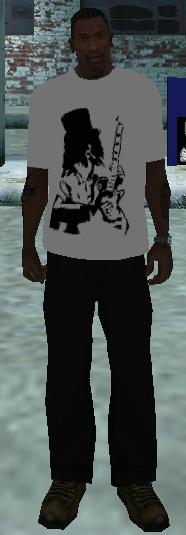 Camiseta do Slash para GTA San Andreas