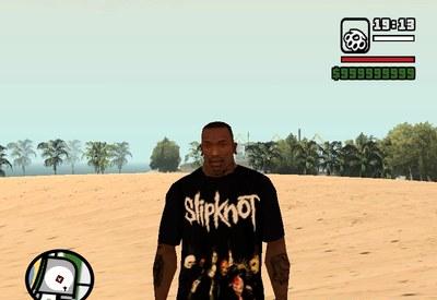Camiseta do Slipknot para GTA San Andreas