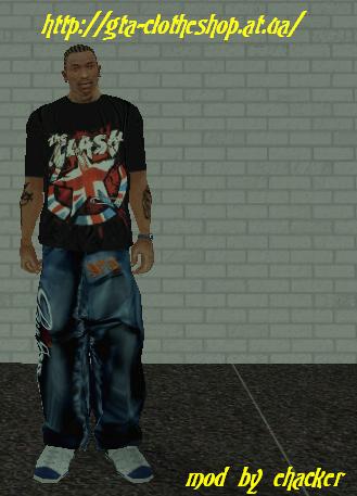 Camiseta do The Clash para GTA San Andreas