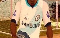 Camisa Chelsea 2012 branca para GTA San Andreas