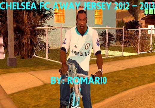 Camisa do Chelsea 2012 branca para GTA San Andreas