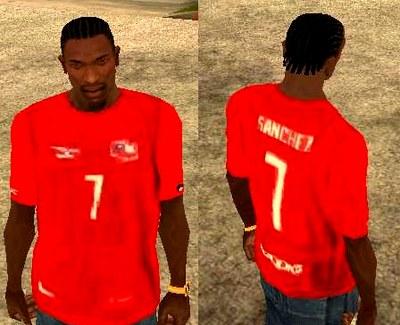 Camisa da seleo do Chile 2010 para GTA San Andreas