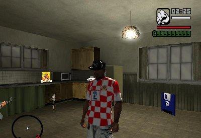 Camisa da seleo da Croacia para GTA San Andreas