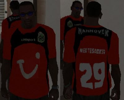 Camisa do Hannover 96 para GTA San Andreas