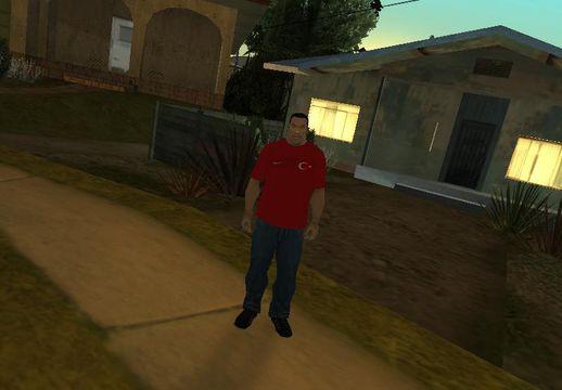 Camisa da seleo da Turquia para GTA San Andreas