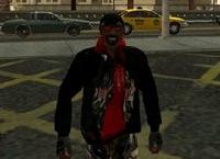 Jaqueta AKA Black Hood para GTA San Andreas