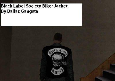 Jaqueta Black Label Society para GTA San Andreas