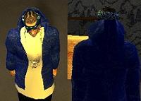 Jaqueta Crip Hoodie para GTA San Andreas