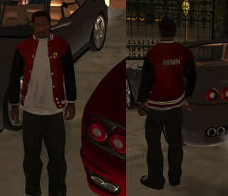 Jaqueta da Ferrari para GTA San Andreas