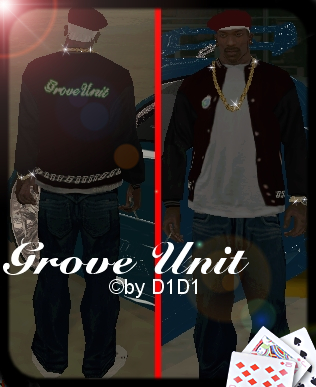 Jaqueta Grove Unit para GTA San Andreas