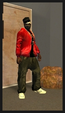 Jaqueta Red Hoody para GTA San Andreas