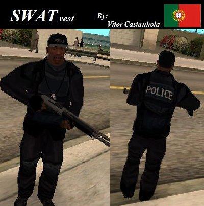 Jaqueta SWAT para GTA San Andreas