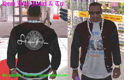 Jaqueta Sean Jean para GTA San Andreas