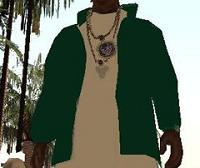 Jaqueta Suit Green para GTA San Andreas