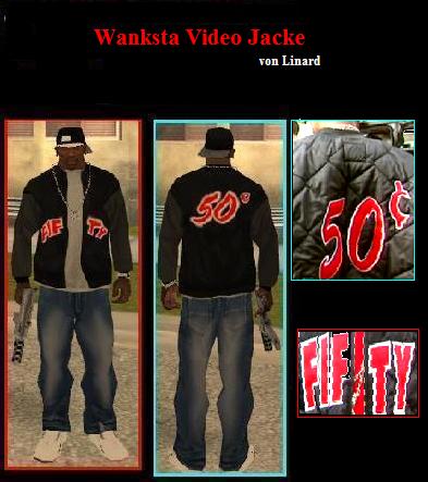 Jaqueta Wanksta para GTA San Andreas