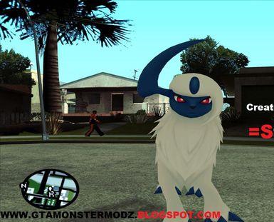 Skin do Absol do Pokemon para GTA San Andreas